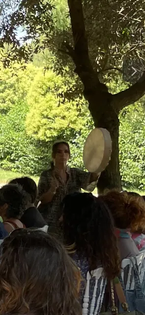 Eleonora con il tamburo